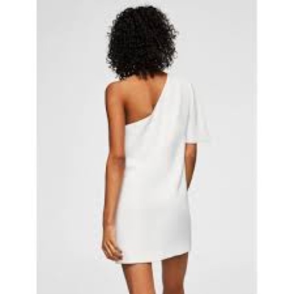 Mango One Shoulder Dress - Picture 4 of 4